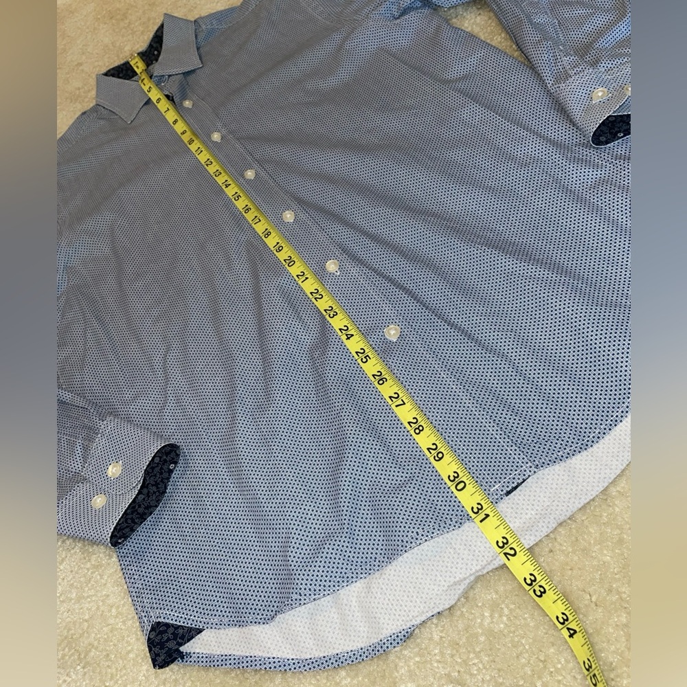 Report Collection Patterned Button-Down Shirt - image 6